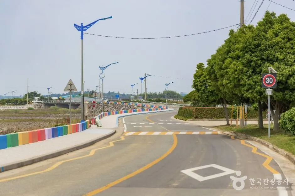 사천 무지갯빛 해안도로 현장 사진 2 — 경남 사천 용현 종포~미룡