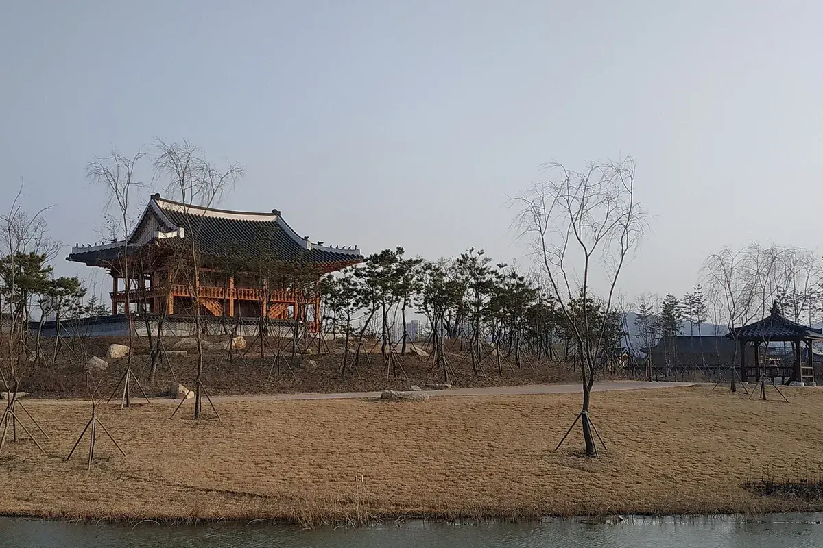 국립세종수목원 유리돔 현장 사진 3 — 세종 연기면
