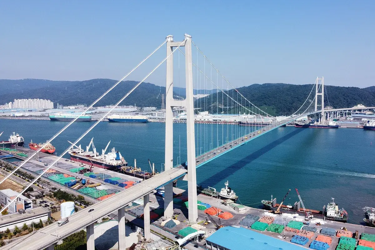 울산대교 전망대 현장 사진 2 — 울산 동구 화정산